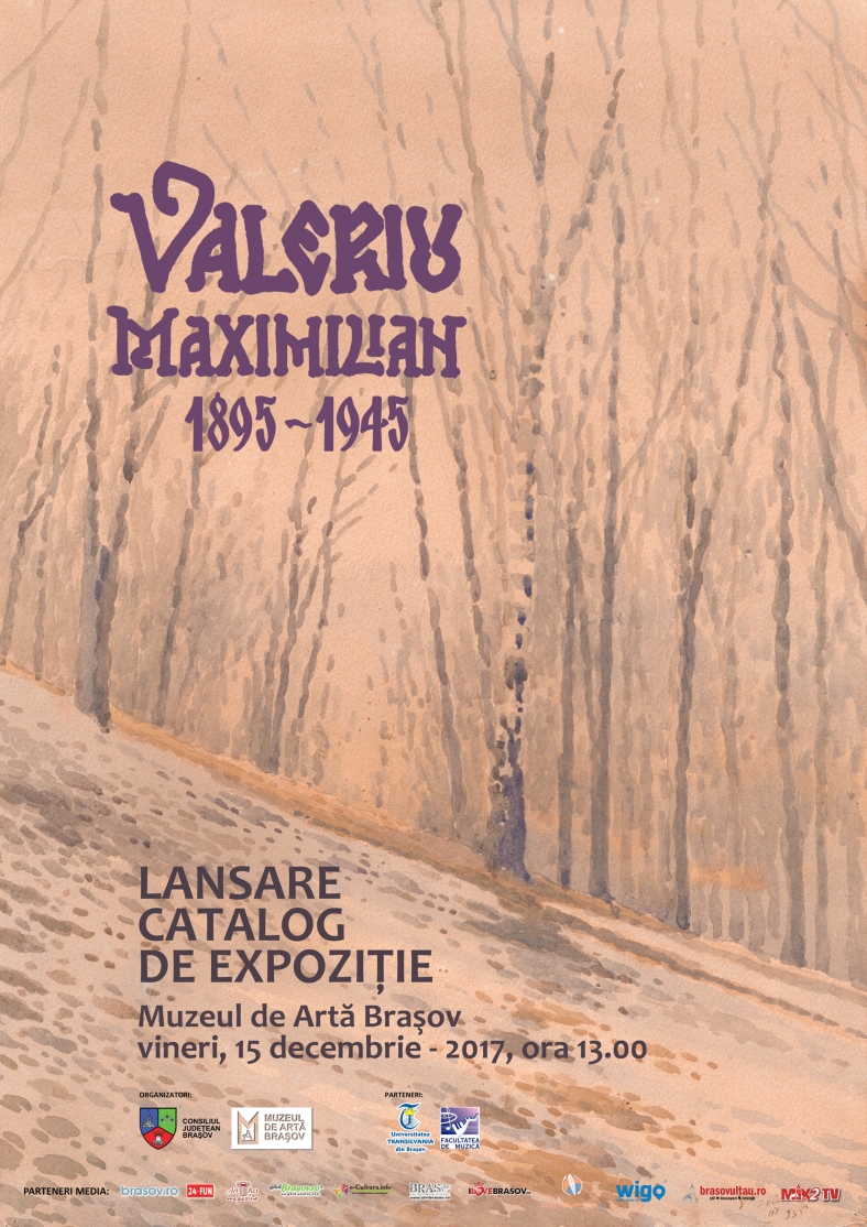 Afis lansare catalog Valeriu Maximilian