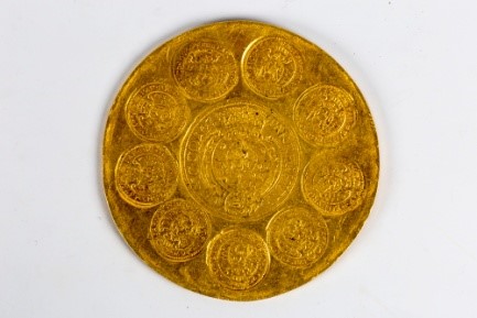 Moneda de 100 ducati emisa de Mihail Apafi_MNIR (1)