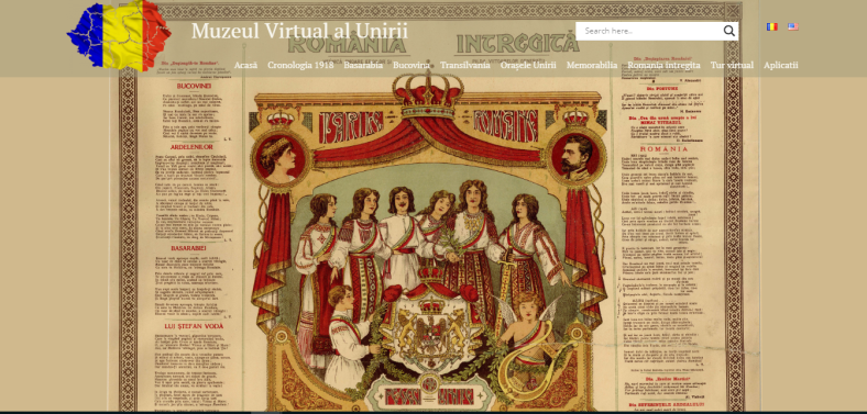 Muzeul Virtual al Unirii_ pagina principala